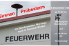 Sirenen Probealarm